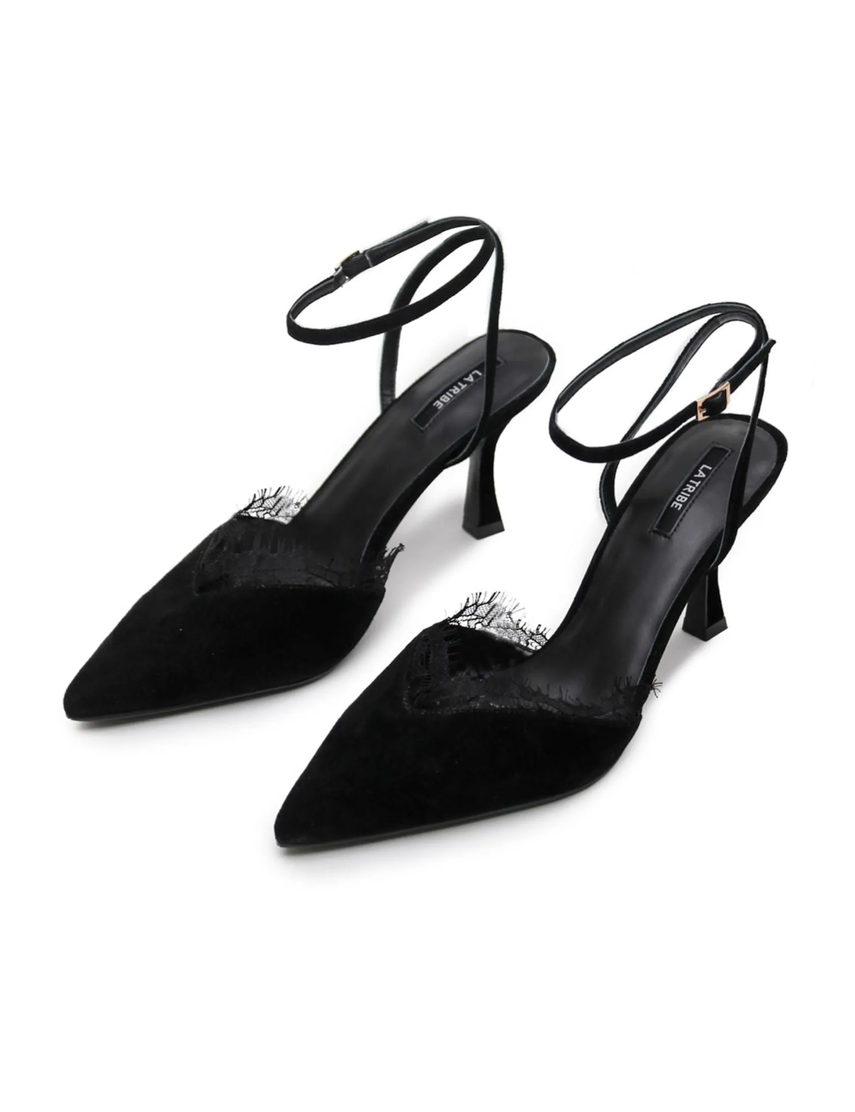 La Tribe Indy Heel - Black Lace