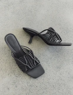 La Tribe Macrame Heel - Pepper