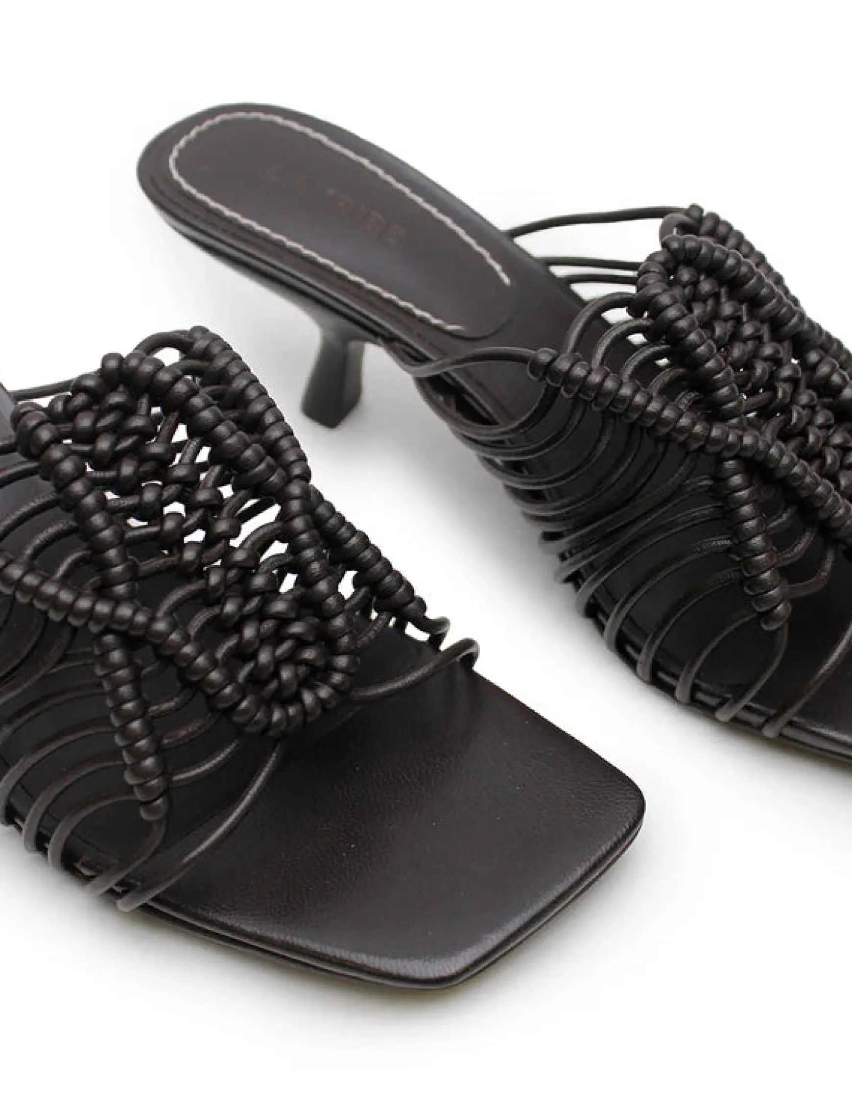 La Tribe Macrame Heel - Pepper