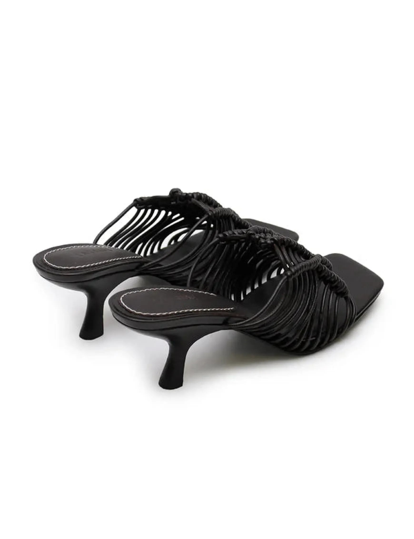 La Tribe Macrame Heel - Pepper