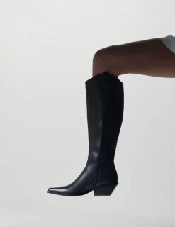 La Tribe Simone Knee High Boot - Black