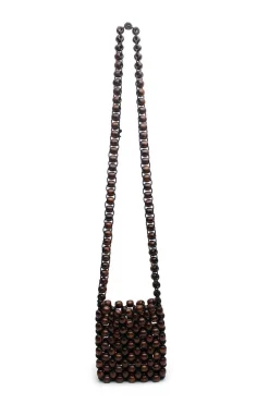 La Tribe x HYDE Exclusive Beaded Crossbody Bag - Brown