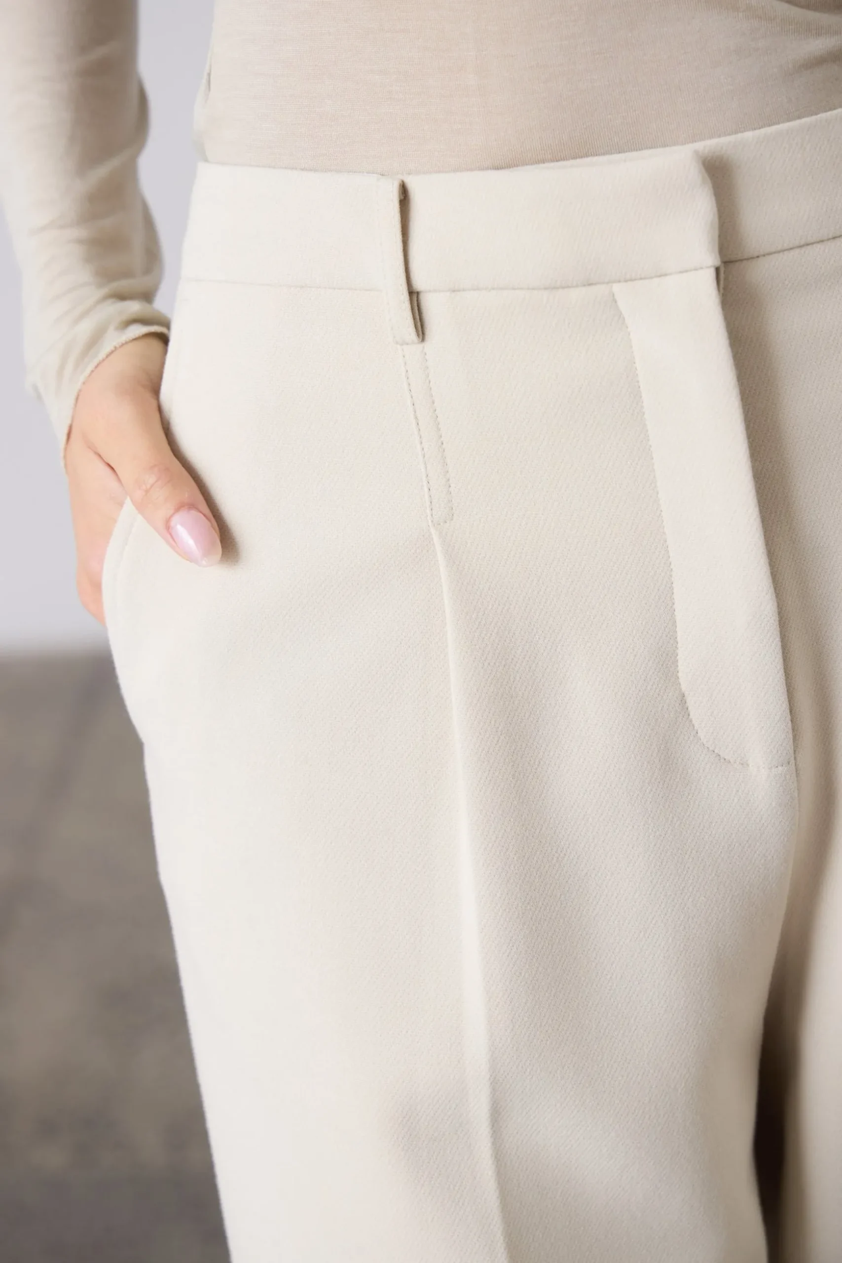 Laing Britta Barrel Leg Trouser - Bone