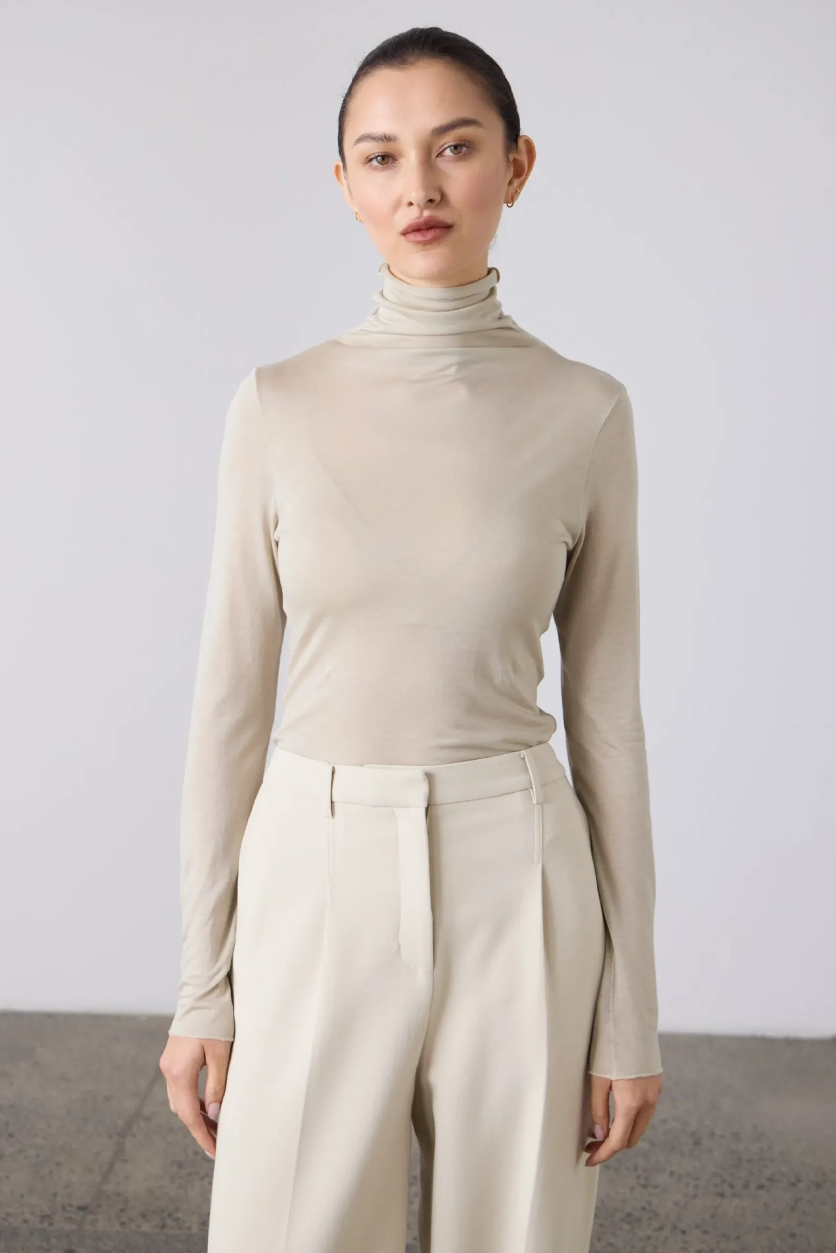 Laing Britta Barrel Leg Trouser - Bone