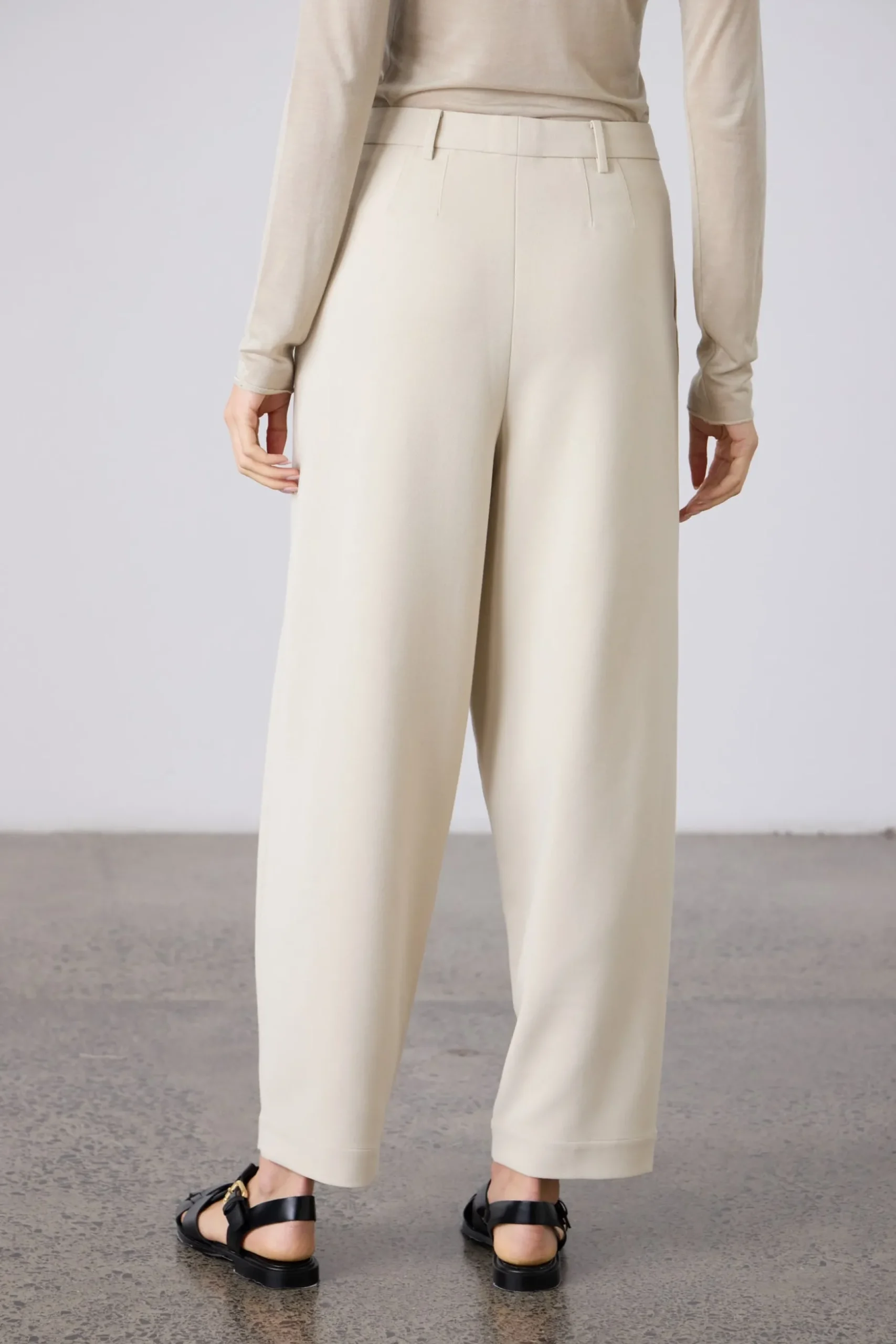 Laing Britta Barrel Leg Trouser - Bone