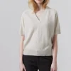 Laing Jasper Cashmere V Neck - Putty