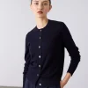 Laing Sylvia Merino Cardigan - Navy