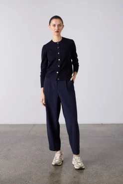 Laing Sylvia Merino Cardigan - Navy