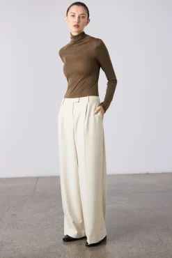 Laing Tencel Polo - Khaki