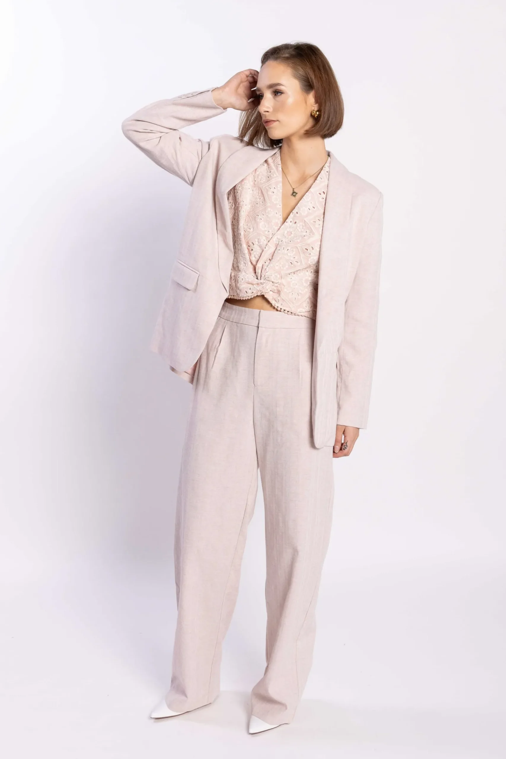 Loughlin Lindy Pant - Pink Marle
