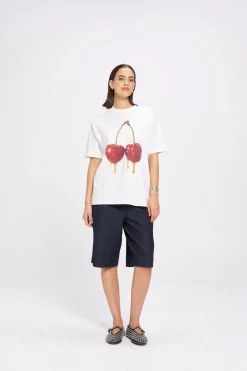 Maku The Label Come Get Your Honey Oversized Tee - Lucent White | Arriving Mid-End April