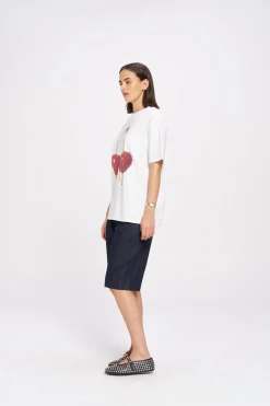 Maku The Label Come Get Your Honey Oversized Tee - Lucent White | Arriving Mid-End April