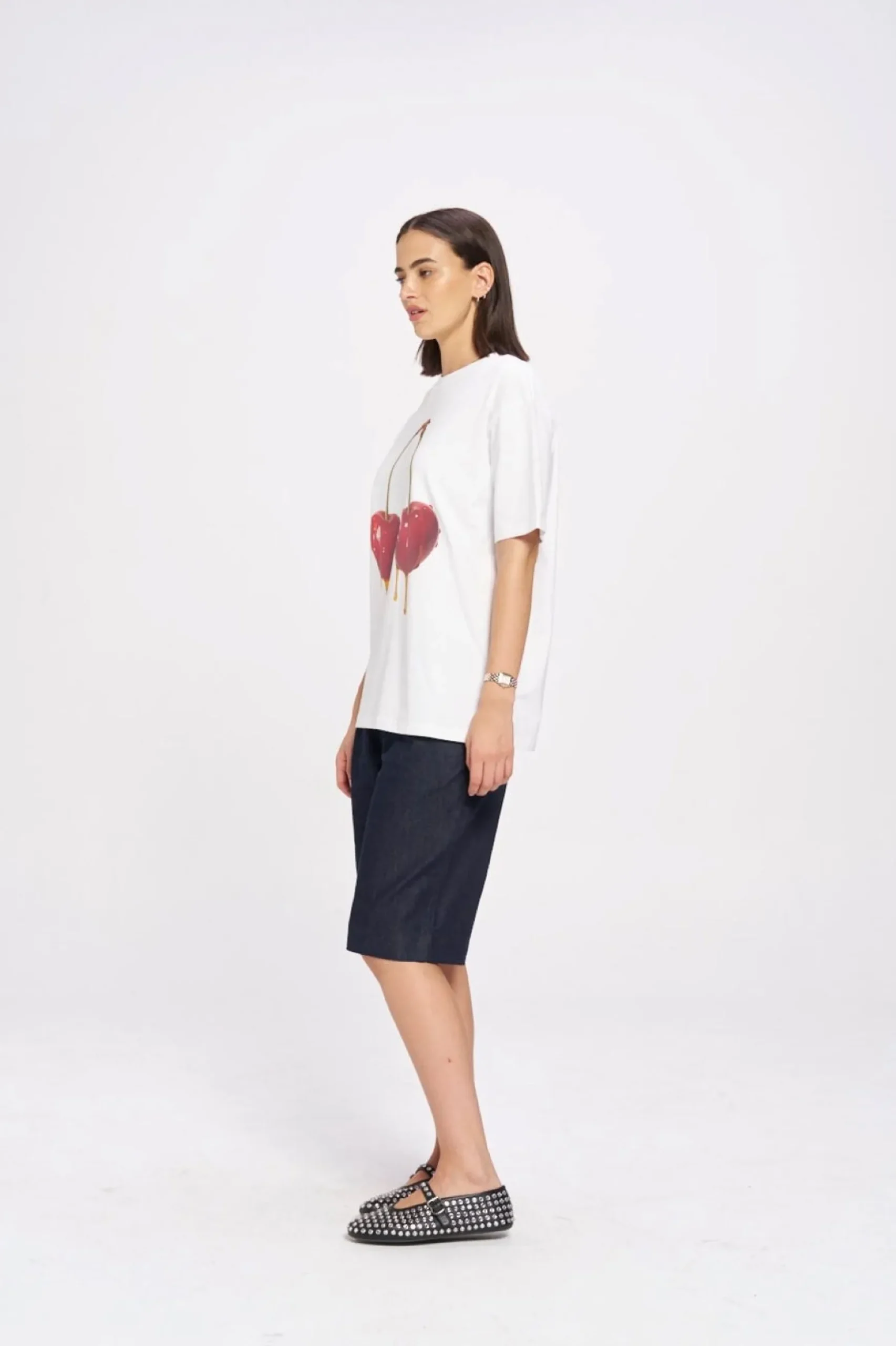Maku The Label Come Get Your Honey Oversized Tee - Lucent White | Arriving Mid-End April