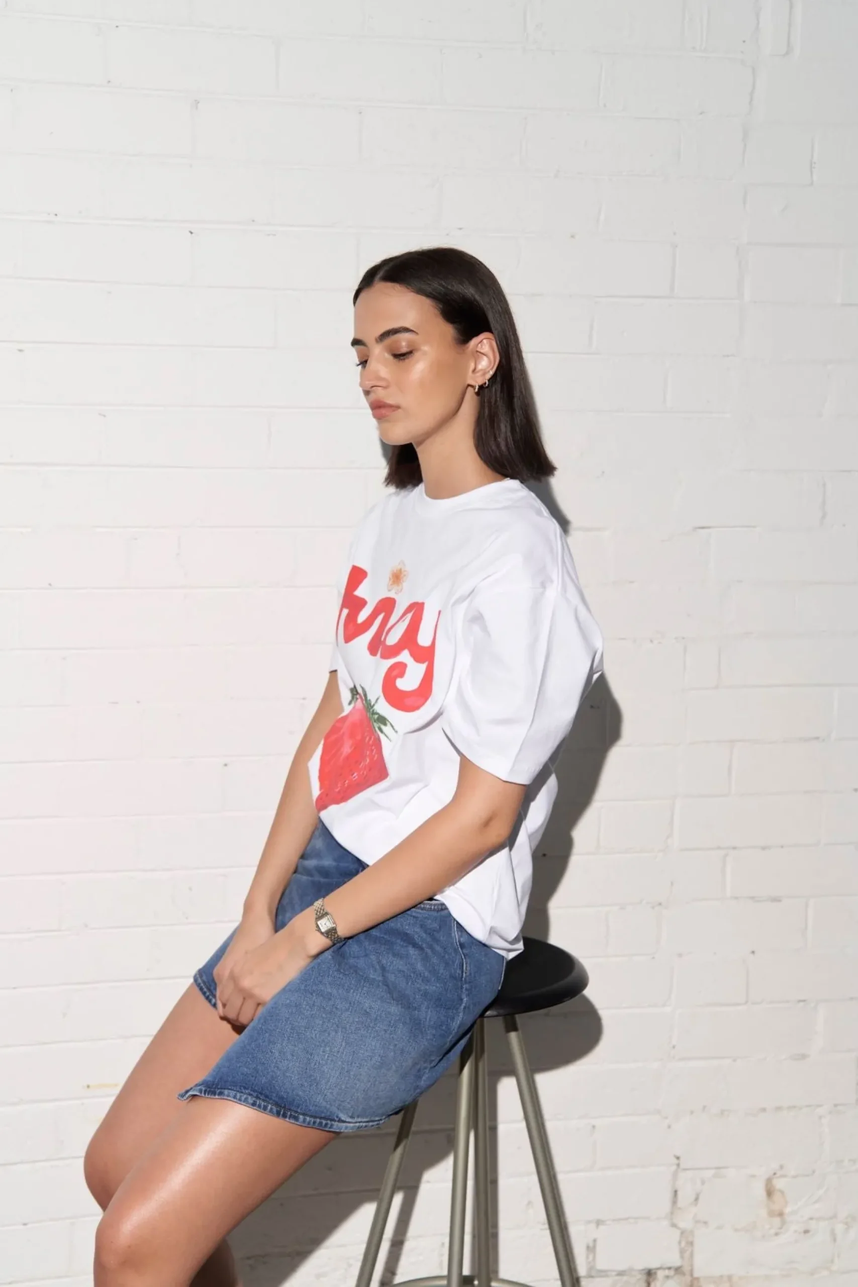 Maku The Label Juicy Oversized Tee - Lucent White | Arriving Mid-End April