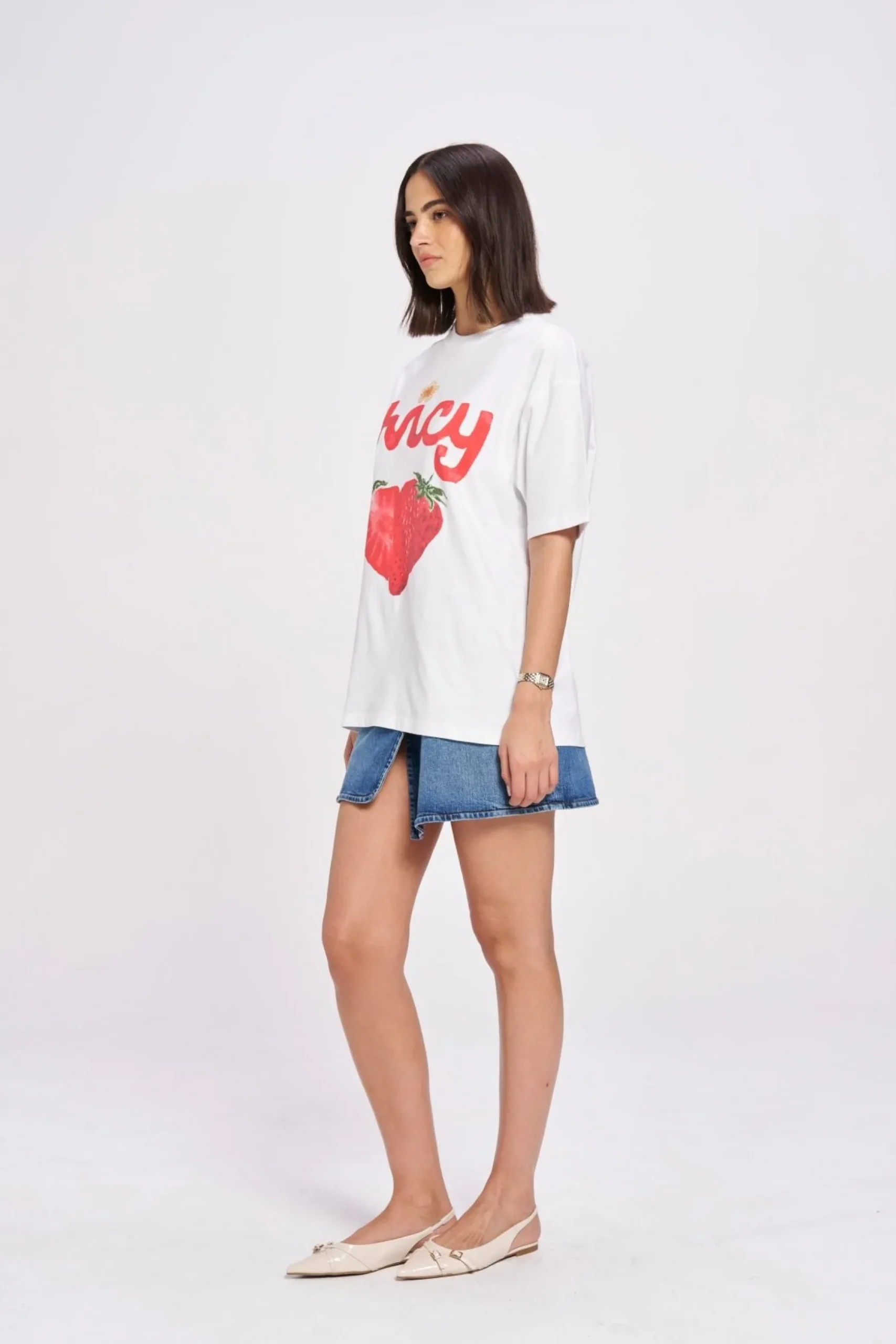 Maku The Label Juicy Oversized Tee - Lucent White | Arriving Mid-End April