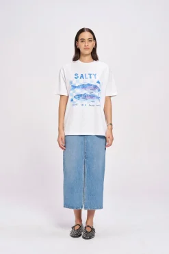 Maku The Label Salty Oversized Tee - White | Arriving Mid-End April