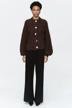 Marle Cait Cardigan - Chocolate