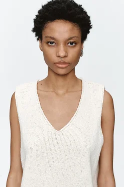 Marle Nya Vest - Ivory