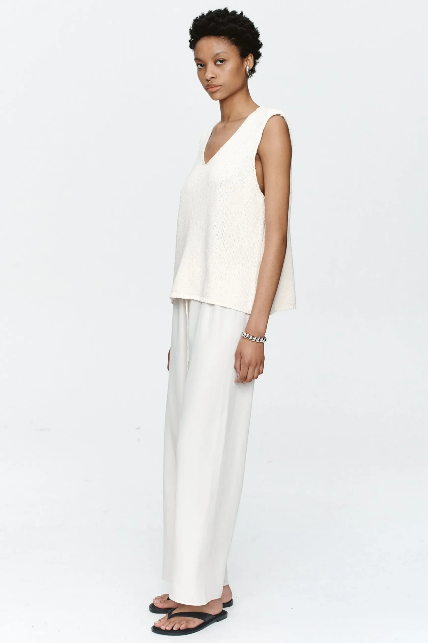 Marle Nya Vest - Ivory