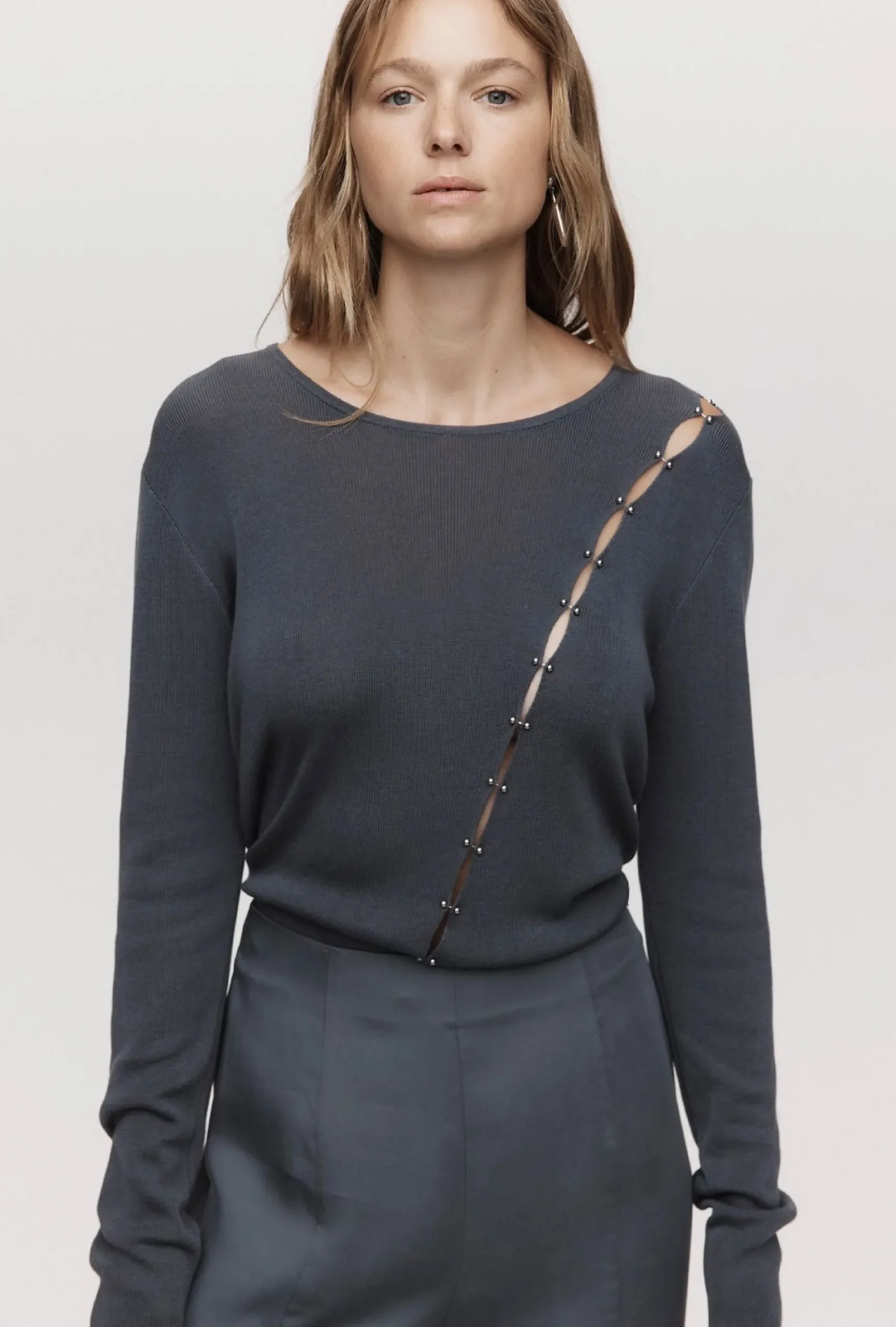 Marle Poppy Top - Atlantic