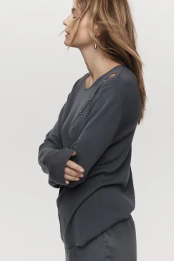 Marle Poppy Top - Atlantic