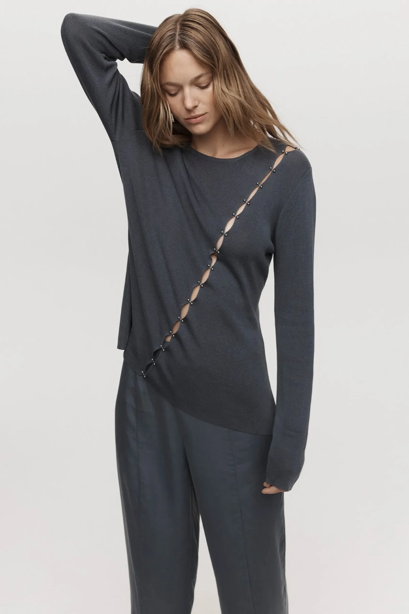 Marle Poppy Top - Atlantic