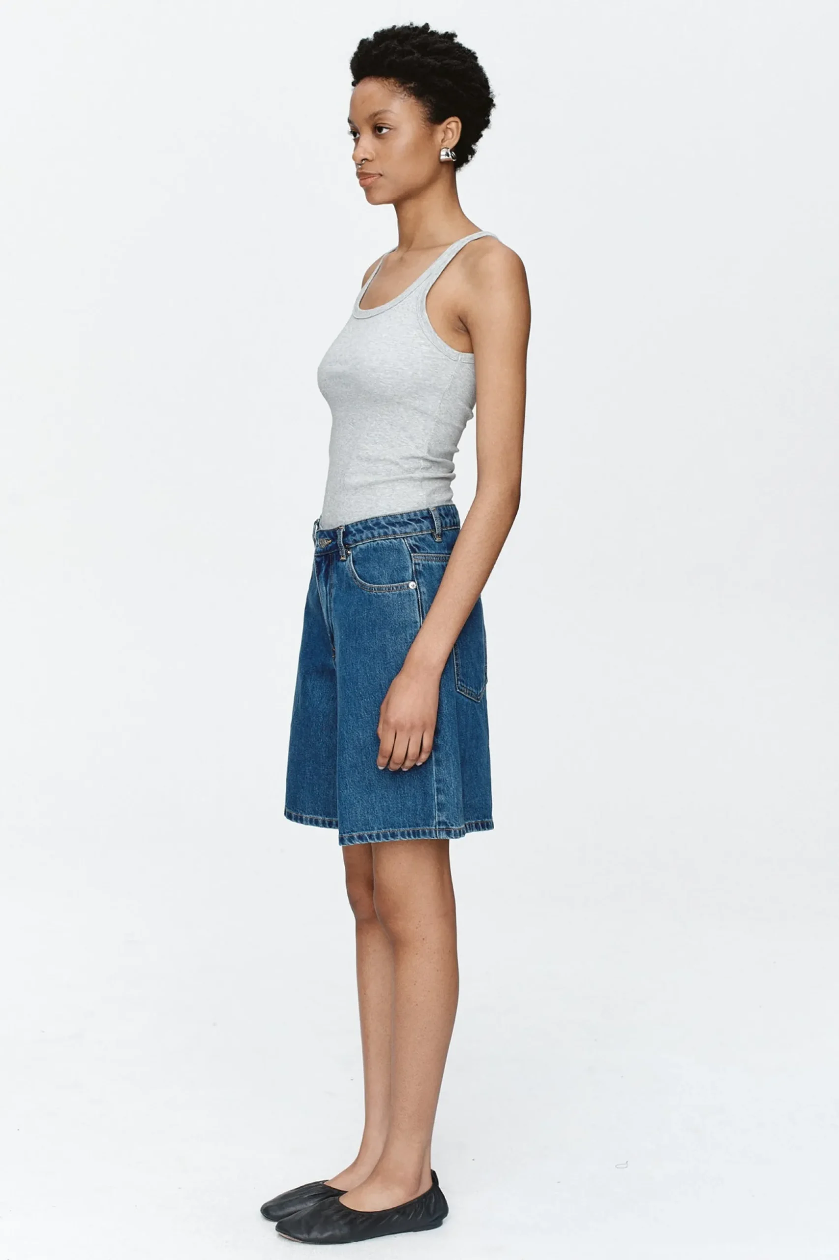Marle Relaxed Jean Short - Heritage Blue