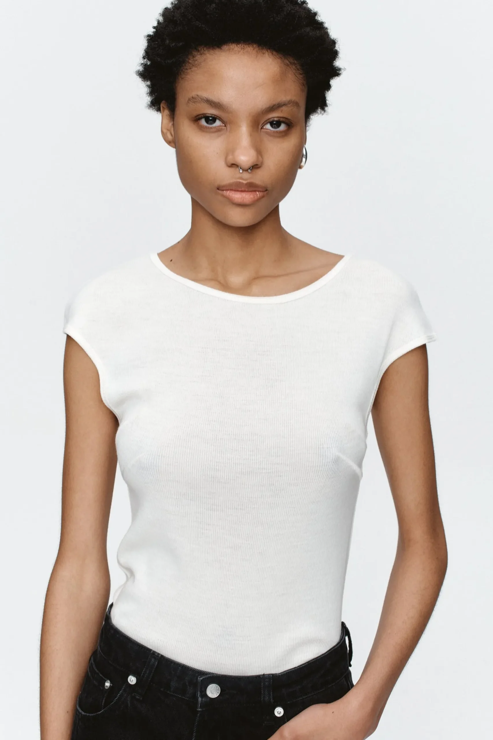 Marle Suki Top - Ivory