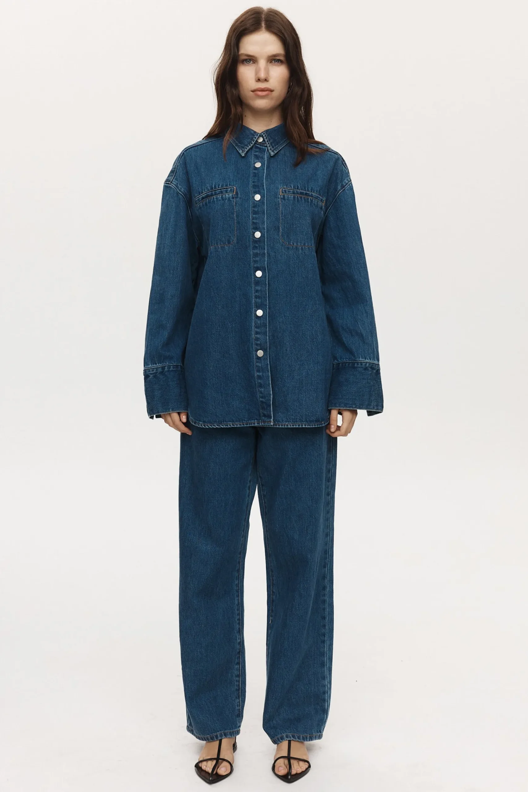 Marle Wide Leg Jean - Heritage Blue