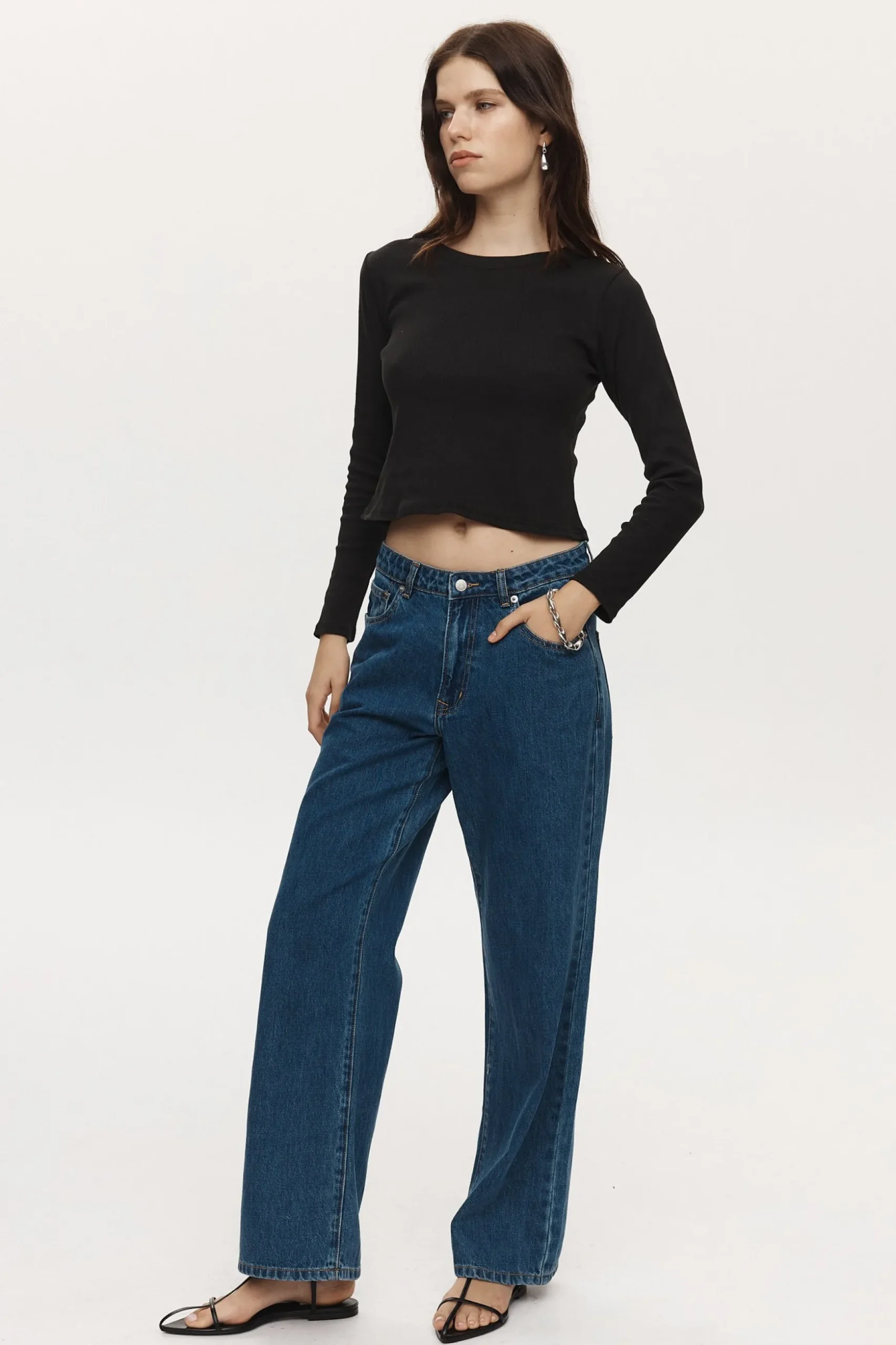 Marle Wide Leg Jean - Heritage Blue