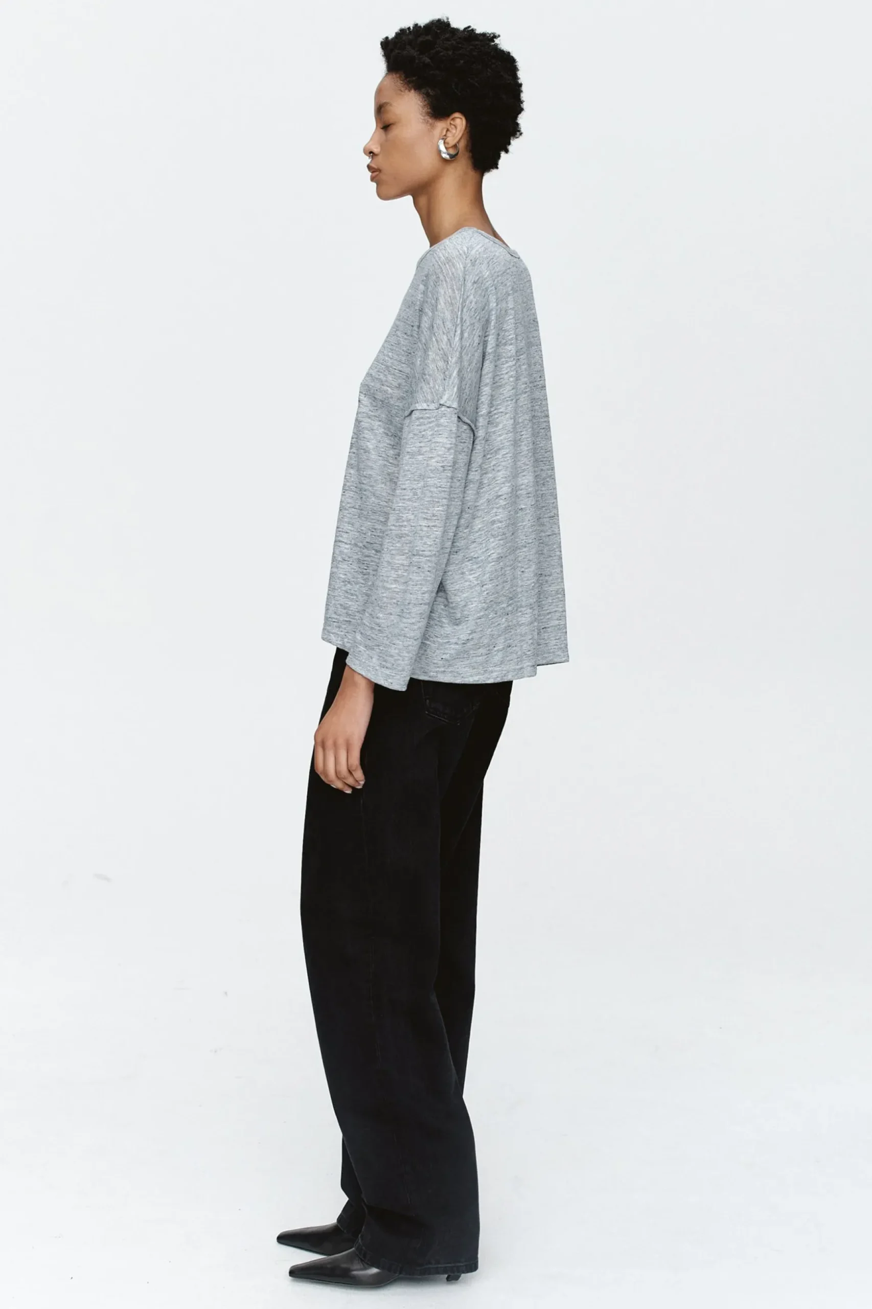 Marle Yelena Tee - Stirling Melange