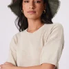 Marlow Linen Bucket Hat - Olive