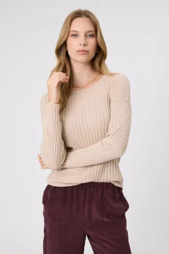 Marlow Reign Long Sleeve Knit - Wheat
