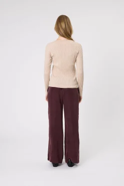 Marlow Reign Long Sleeve Knit - Wheat