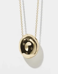 Meadowlark Large Strawberry Necklace - Gold