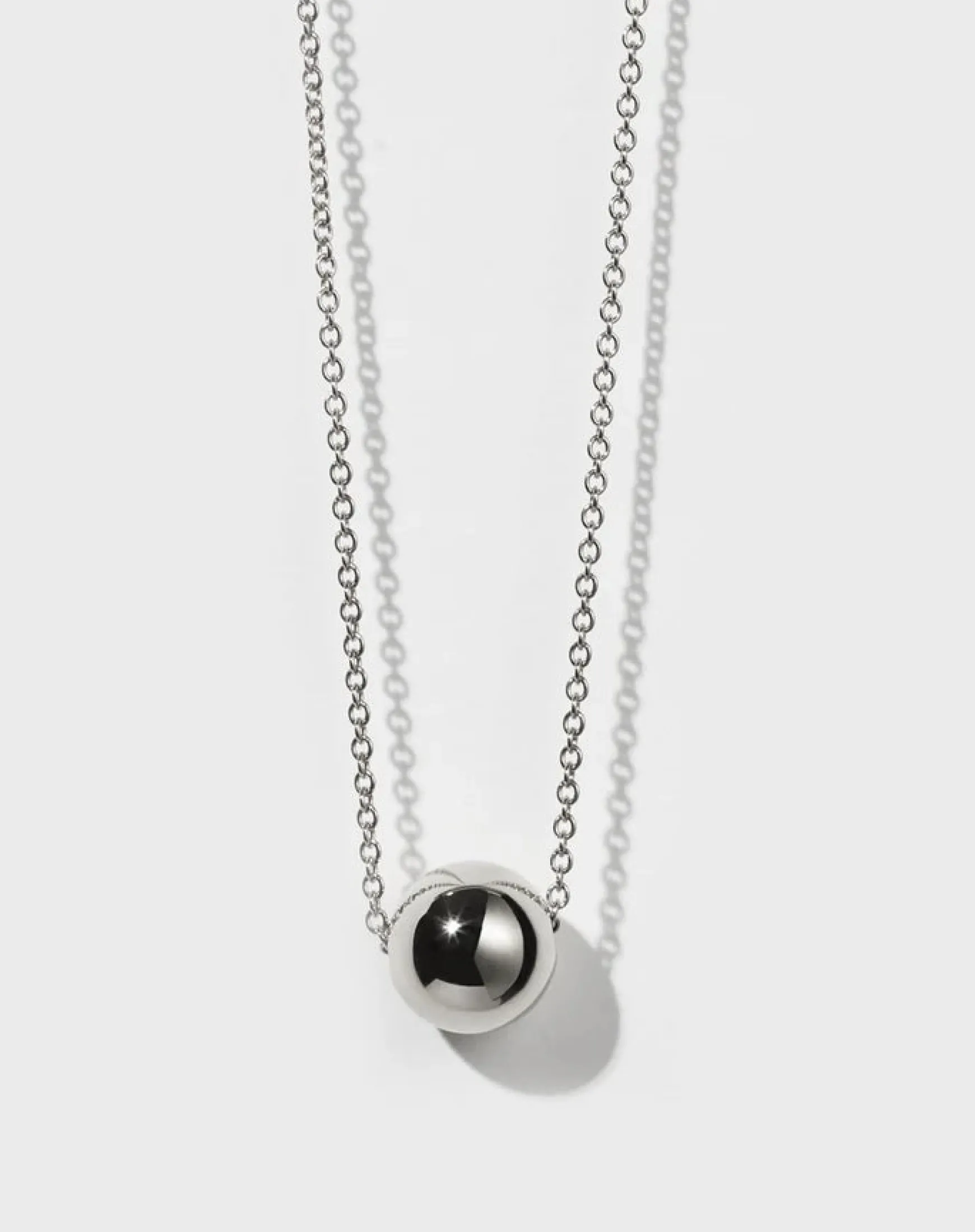 Meadowlark Orb Necklace - Stirling Silver