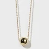 Meadowlark Orb Necklace - 23k Gold Plated