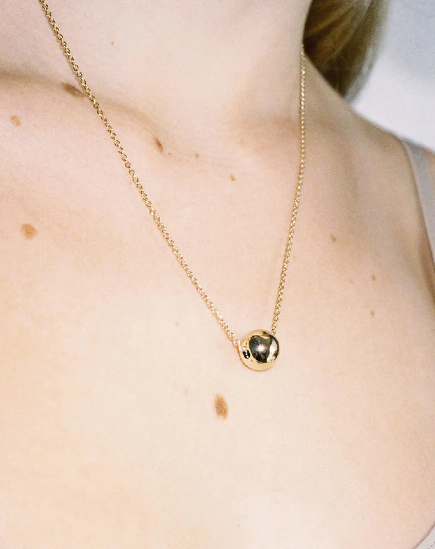 Meadowlark Orb Necklace - Stirling Silver