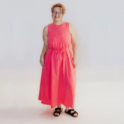Moke Gussie Women’s Tank Dress - Hot Pink