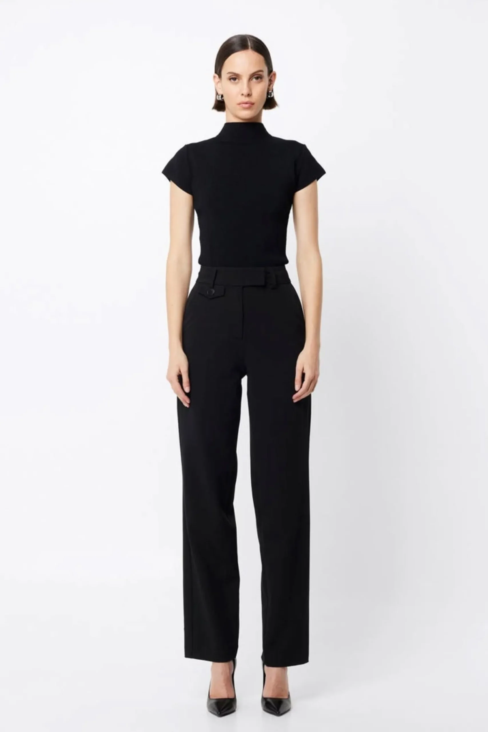 Mossman Boston Straight Leg Pant - Black