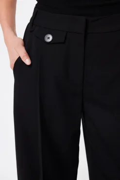 Mossman Boston Wide Leg Pant - Black