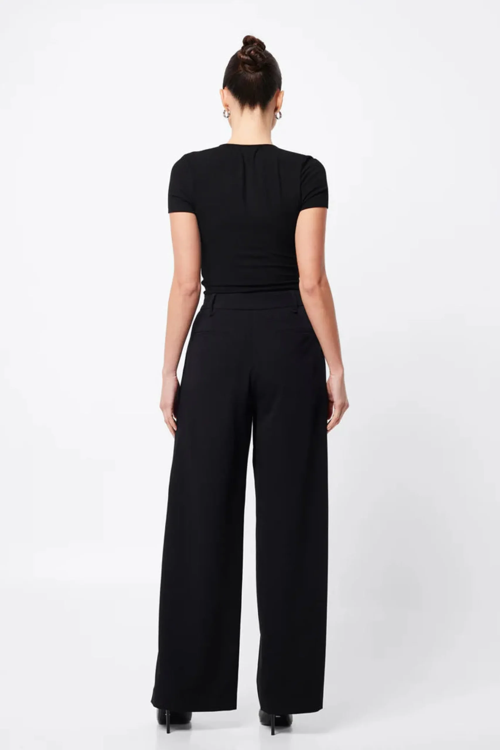 Mossman Boston Wide Leg Pant - Black
