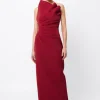 Mossman Common Emotion Midi Dress - Crimson
