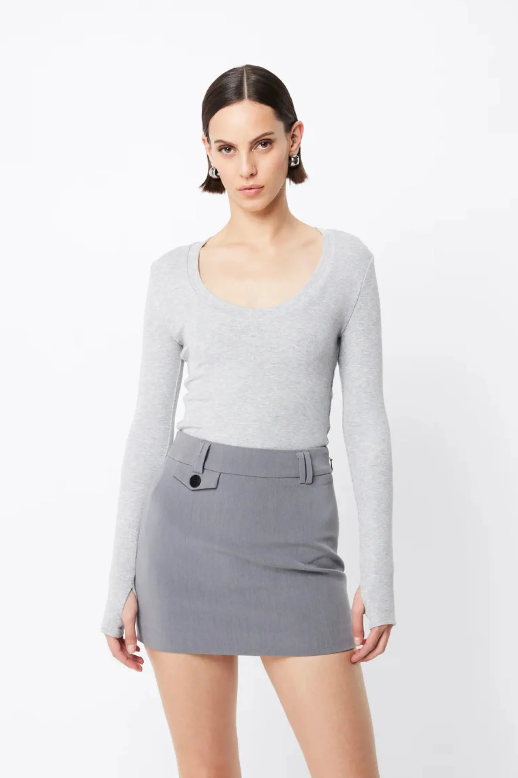 Mossman Lincoln Top - Grey