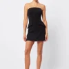 Mossman Linear Mini Dress - Black