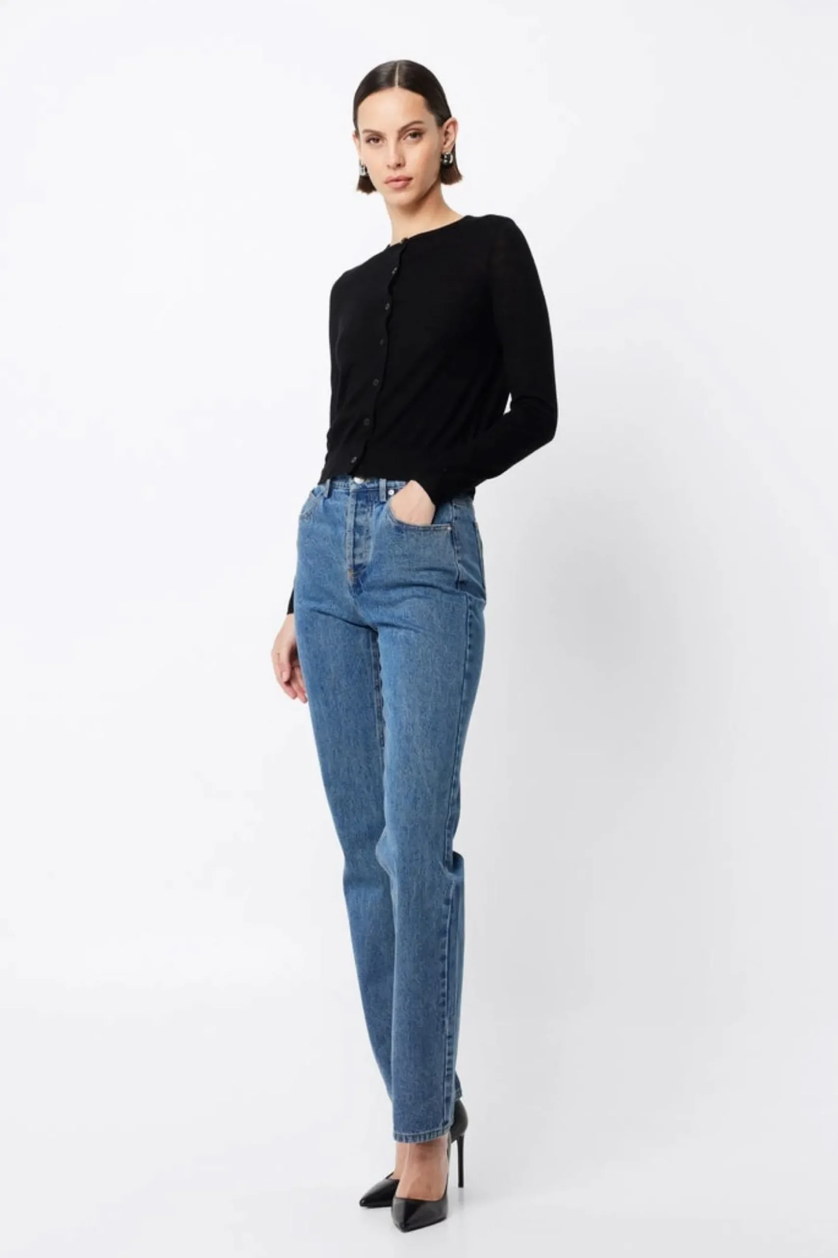 Mossman Maine Cardigan - Black