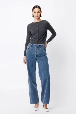 Mossman Maine Cardigan - Charcoal