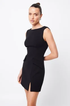 Mossman Nostalgia Mini Dress - Black
