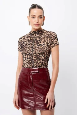 Mossman Prowl Top - Leopard Print