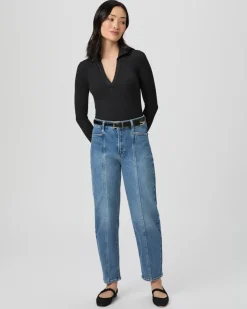 Paige Alexis Barrel Leg Jean - Anthia
